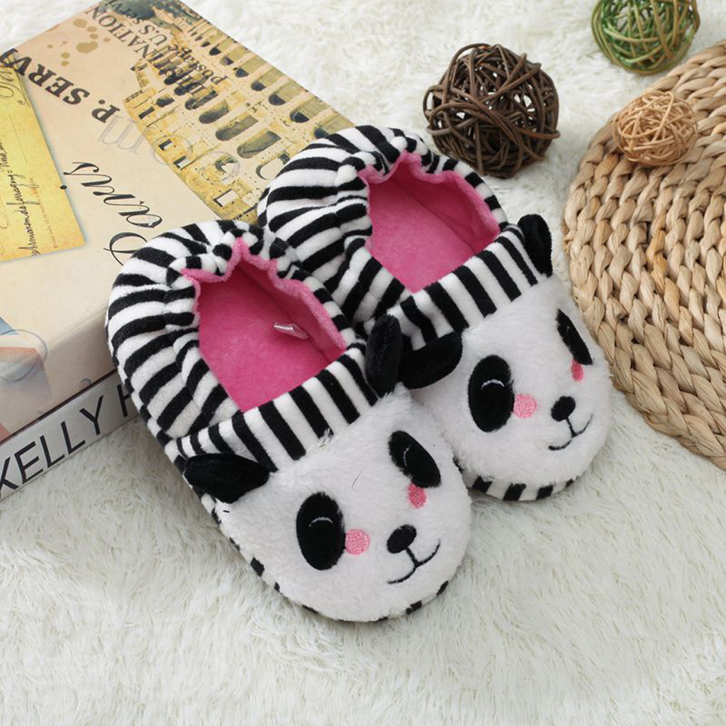 Kayannuo Winter Slippers for Women Womens House Slippers Toddler Infant Kids Baby Warm Shoes Boys Girls Soft-Soled Slippers